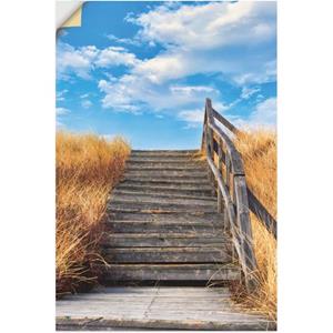 Artland Artprint Trap Bohlenweg eiland Amrum als poster, muursticker in verschillende maten