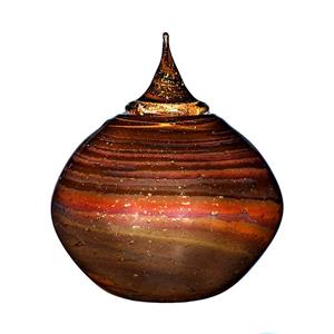Urnwebshop Grote Glazen Urn Amfora Drempelland (3.5 liter)