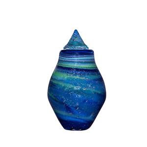 Urnwebshop Middelgrote Glazen Urn Amfora Morgenland (2 liter)
