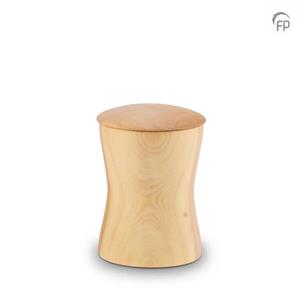 Urnwebshop Kleine Grenenhouten Vaasurn Naturel (0.5 liter)