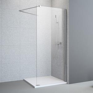 BWS Douchewand  Highrise Antikalk 225cm Verhoogd Chroom (Alle Maten)