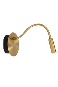 Lucide LED Akku Wandleuchte Jolijn in Messing 2W 140lm