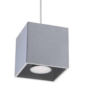 SL.0061 Pendelleuchte quad 1 grau l: 10, b: 10, h: 80, Fassung GU10, dimmbar - Sollux
