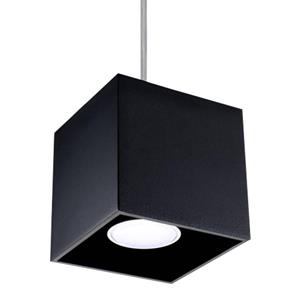 SL.0060 Pendelleuchte quad 1 schwarz l: 10, b: 10, h: 80, Fassung GU10, dimmbar - Sollux