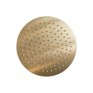 Sanilux Hoofddouchekop  Disk Rond 20 cm Geborsteld Goud