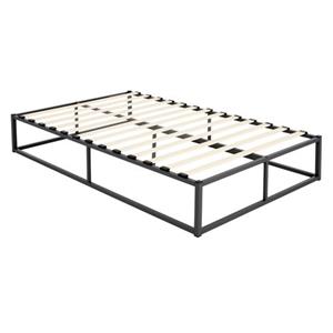 ML-Design Metalen Frame Bed 120x200 Cm Met Lattenbodem, Zwart