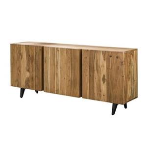 Giga Meubel  Dressoir Acaciahout - 3-Deurs - 180x40x76cm