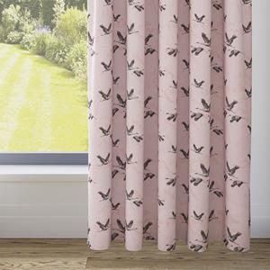 Illumin8 Laura Ashley Animalia Geborduurde Blush Ringgordijn