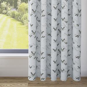 Illumin8 Laura Ashley Animalia Geborduurde Zilveren Ringgordijn