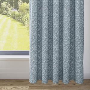 Illumin8 Laura Ashley Wilgenblad Chenille Licht Zeegroen Ringgordijn