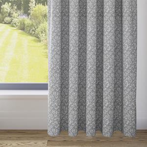 Illumin8 Laura Ashley Wilgenblad Chenille Staalgrijs Ringgordijn