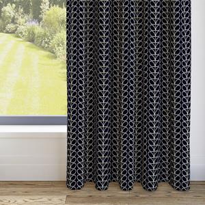 Illumin8 Orla Kiely - Ringgordijn - Linear Stem Navy Whale