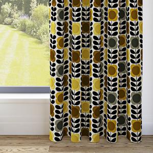 Illumin8 Orla Kiely - Ringgordijn - Spot Flower Stem Yellow & Grey