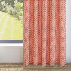 Illumin8 Orla Kiely - Ringgordijn - Linear Stem Pink and Tomato