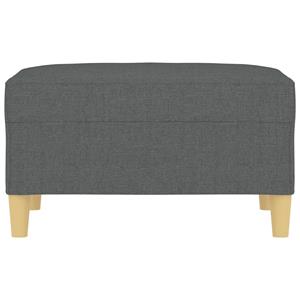 vidaXL Voetenbank 70x55x41 cm stof donkergrijs