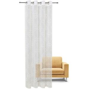 Gerster Gordijn Debby Hxb: 235x140, gordijn met ringen met all-over borduursel (1 stuk)