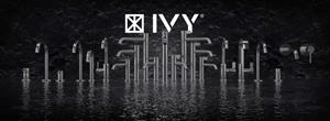 IVY Bond fonteinset: fonteinkraan met gebogen uitloop model S 19,4 cm en always open plug, mat zwart PED