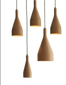 Hollands Licht  Timber 5 pcs Kroonluchter