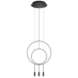 Estiluz  Revolta R40S.1S1D hanglamp Zwart