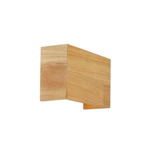 QAZQA Landelijke Wandlamp Eiken Hout - Otan