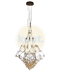 Quasar  Nobilis 100 kroonluchter Hanglamp