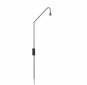 Trizo21  Austere Push Plug EU Messing Wandlamp