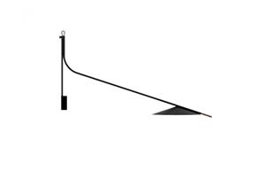 Penta  Glifo Dimbaar DALI Wandlamp Zwart