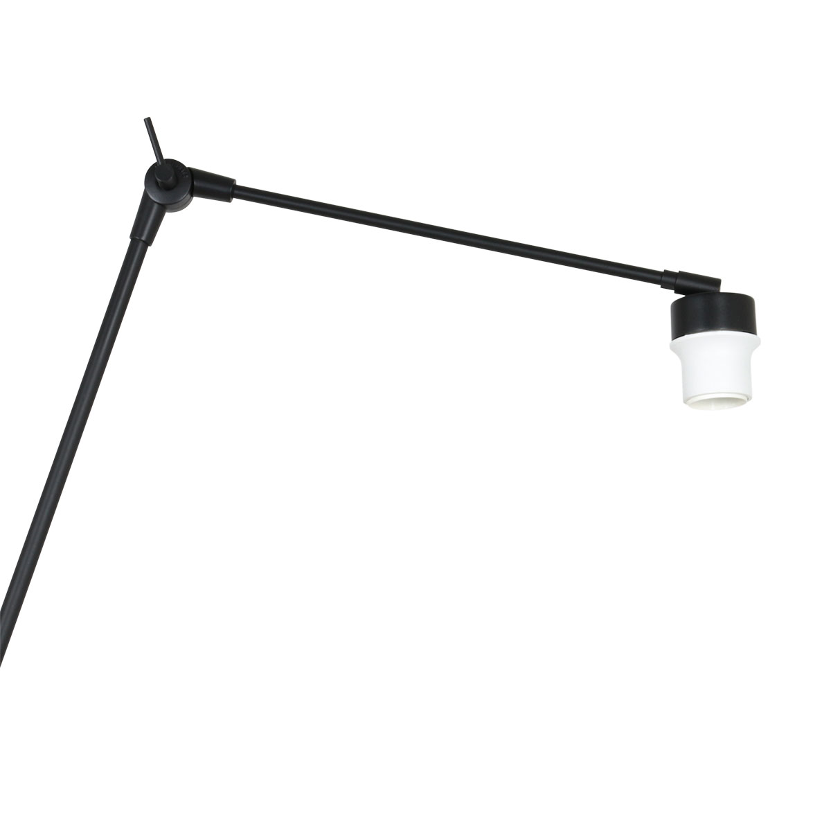 Steinhauer Wandlamp Prestige chic | 1 lichts | draaibaar | E27 | 15x45 cm | zwart