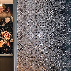 Haitang bloem glas met chinese stijl glasfolie badkamer anti verblinding en anti gluren raam papier 45100 cm