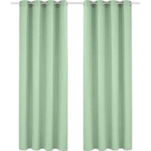 Home affaire Gordijn Parry set van 2, ondoorzichtig, monochroom, basic (2 stuks)