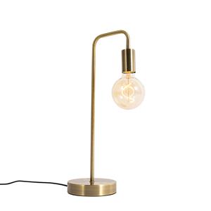 QAZQA Moderne Tischlampe Bronze - Facil