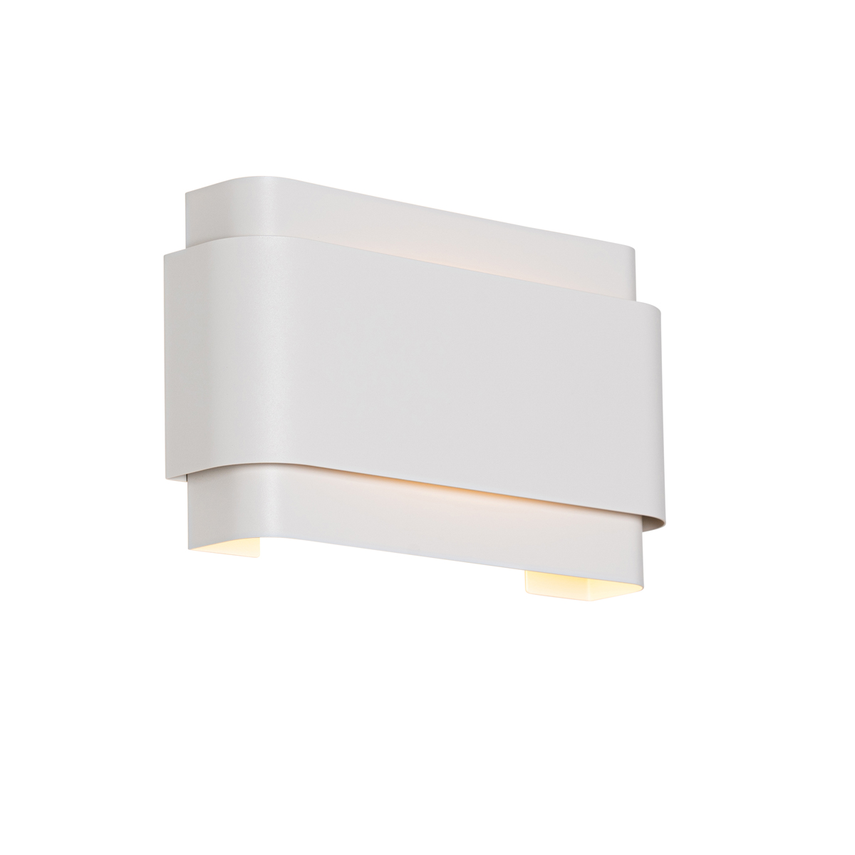 QAZQA Industriële wandlamp wit 2-lichts - Coen