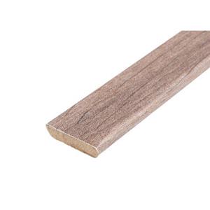 Leen Bakker Plakplint Ferrara - donker eiken - 240cm