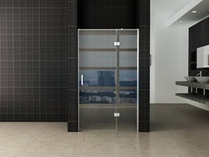Aqua Splash Nis Swingdeur 100X200 cm Vast Paneel 8 mm Nano Coating 