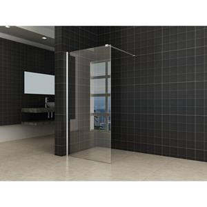 Aqua Splash Inloopdouche Met Muurprofiel 90X200 cm En 10 mm Nano Anti Kalk Glas 