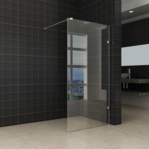 Aqua Splash Inloopdouche Zonder Profiel 90X200 cm 8 mm Nano Antikalk Glas 