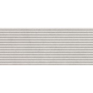 Cifre Ceramica Borneo wandtegel - 30x75cm - gerectificeerd - Betonlook - Pearl decor mat (grijs) SW07314756-2