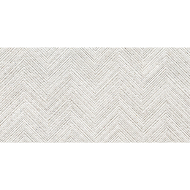 Cifre Ceramica Borneo wandtegel - 60x120cm - gerectificeerd - Betonlook - White decor mat (wit) SW07314759