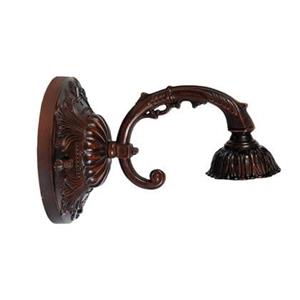 Clayre & Eef Wandlamp Tiffany 15x23x15 cm Bruin Metaal Muurlamp