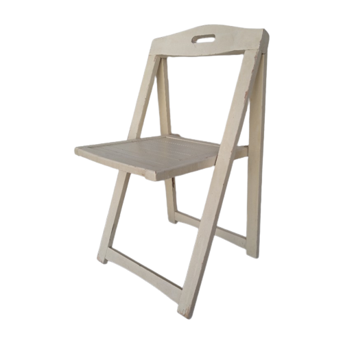 Whoppah Vintage Folding Chair Wood - Tweedehands