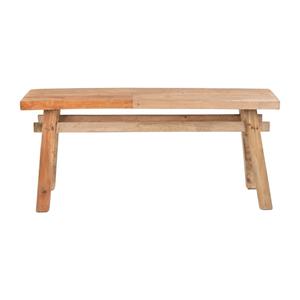 Xenos Bankje recycle Ubud - hout - 116 cm
