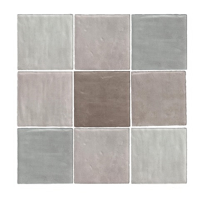 Terre d'Azur Maroc wandtegel 11.5x11.5cm taupe - 29 stuks per doos