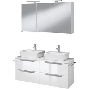 HELD MÖBEL Wastafelmeubel Malibu Breedte 120 cm, met soft-closetechniek (set, 2-delig)