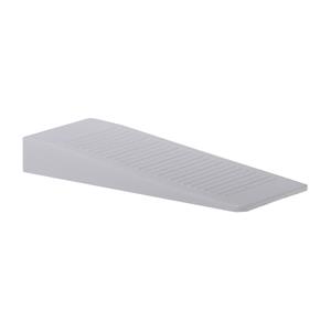 Deurwig - wit - kunststof - 9,5 x 1,3 cm - deurstopper -