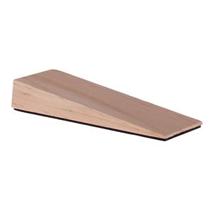 Deurwig - hout - anti-slip - 12 x 2 cm - deurstopper -