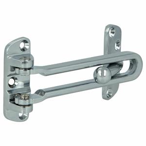 AMIG kierstandhouder - 1x - 120mm - zilver - incl schroeven - inbraakbeveiliging -