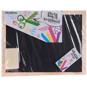 Merkloos Schoolbord voor kantoor of thuis 23 x 30 cm -