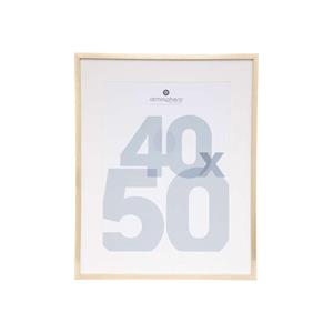 Atmosphera Fotolijstje met passe partout - voor een foto van x 50 cm - goud - MDF/Glas -