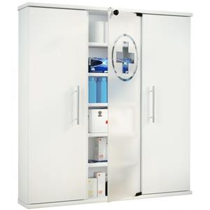VCM Medizinschrank Medizinschrank Arzneischrank Santila abschließbar (1-St)
