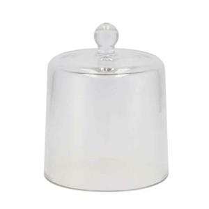 Decoratie stolp - transparant glas - D11 x H13 cm - cloche stolpen -